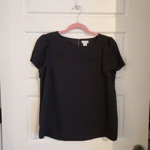 Black j.crew blouse